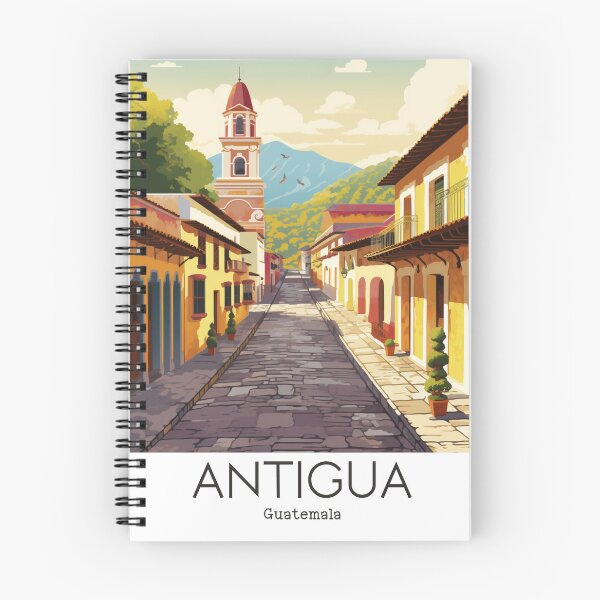 Item preview, A Vintage Travel Illustration of Antigua - Guatemala  designed and sold by GoodOldVintage.