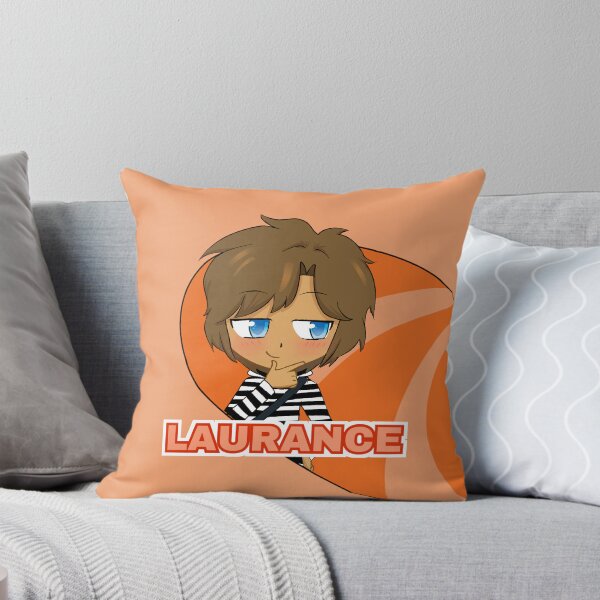 Item preview, Laurance Zvhal Pillow (blue eyes edition) designed and sold by OdlySparkly.