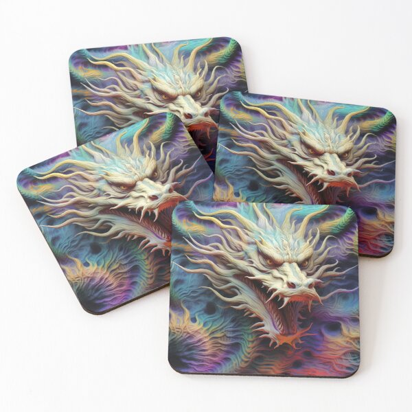 Item preview, Scales and Rainbows: The Draconic Allegory Print 1 Drakaroth designed and sold by ScarsAndShadows.