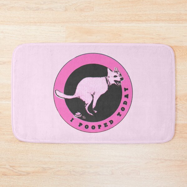 Item preview, I Pooped Today Pink Pooping Dog designed and sold by RollmcSroll.