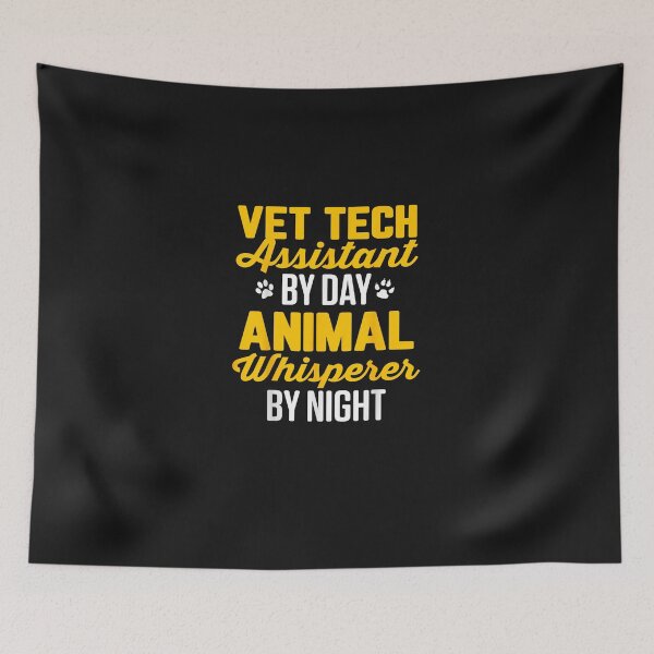 Item preview, Animal Vet Tech Assistant Veterinary Receptionist Dog Cat T Shirt designed and sold by ParkerGonzales.