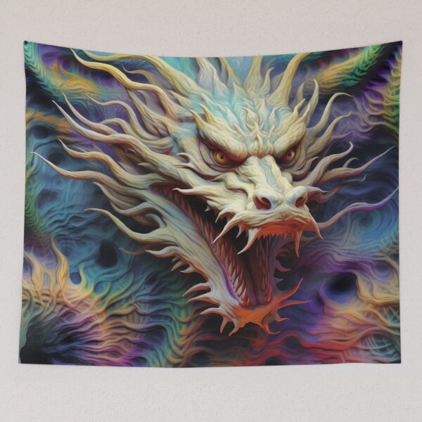 Item preview, Scales and Rainbows: The Draconic Allegory Print 1 Drakaroth designed and sold by ScarsAndShadows.