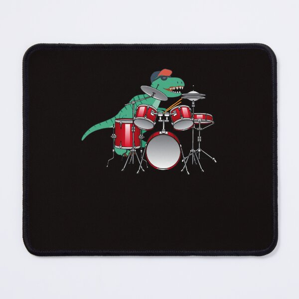Item preview, Rock And Roll Great Dinosaurs Drums Music Playing T rex designed and sold by TYLERSHERRA.