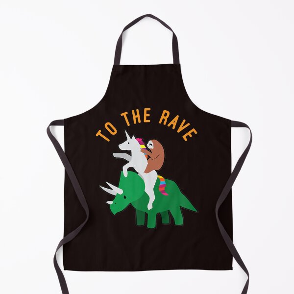 Item preview, Chibi Art Funny Unicorn Sloth Riding Dinosaur To The Rave designed and sold by TYLERSHERRA.