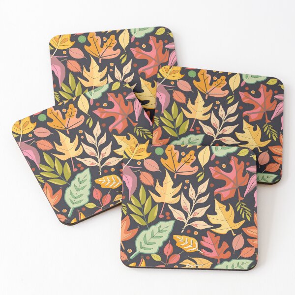 Item preview, seamless pattern autumn leaves designed and sold by deviatepolo.