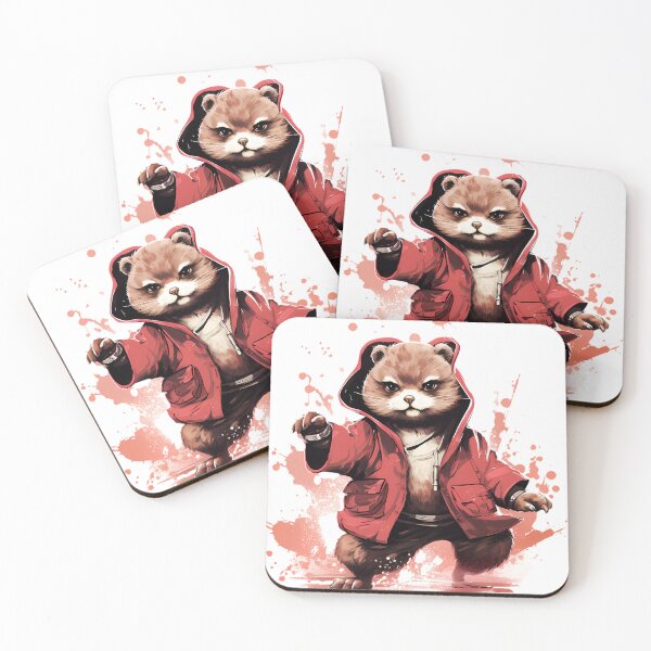 Item preview, Tanuki martial artist master designed and sold by embraceyoursoul.