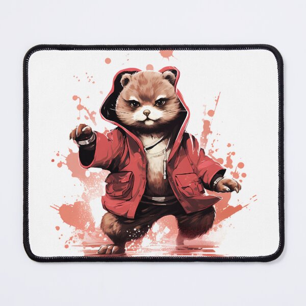 Item preview, Tanuki martial artist master designed and sold by embraceyoursoul.