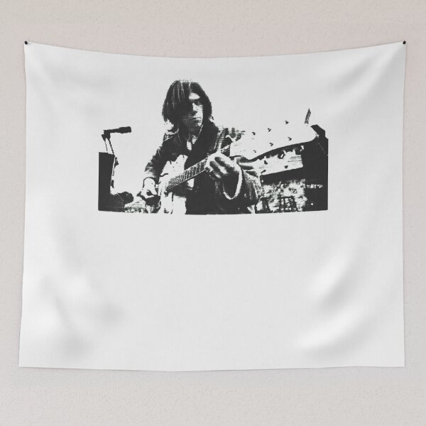 Item preview, Neil music Young - Vintage Pencil Drawing Style designed and sold by Gooeys-Trendy.