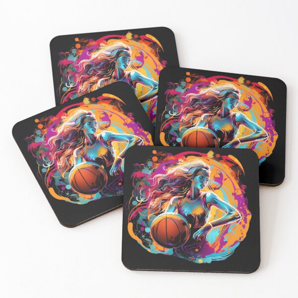 Item preview, Psychedelic Female Basketball Player: Courtship of Grace designed and sold by PsyCloth.