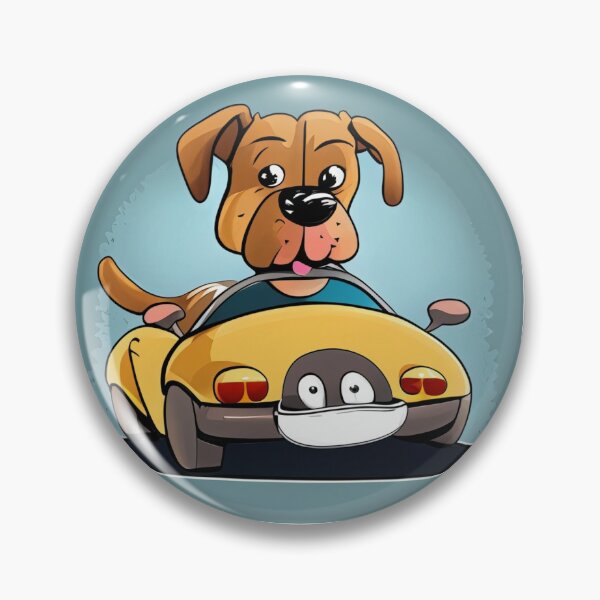 Item preview, Driving Dog Sticker designed and sold by DLPproducts.