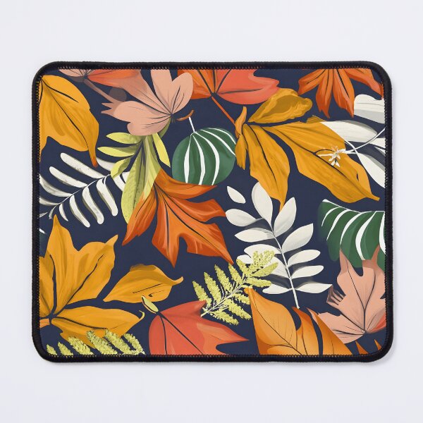 Item preview, seamless pattern autumn leaves designed and sold by deviatepolo.