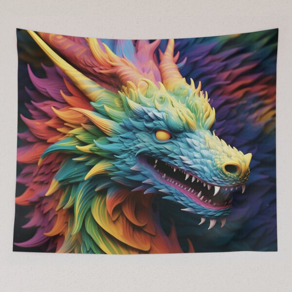 Item preview, Scales and Rainbows: The Draconic Allegory Print 3 Ignatius designed and sold by ScarsAndShadows.