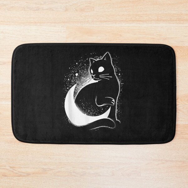 Item preview, Black Cat Moon Glow T-Shirt designed and sold by ParkerGonzales.