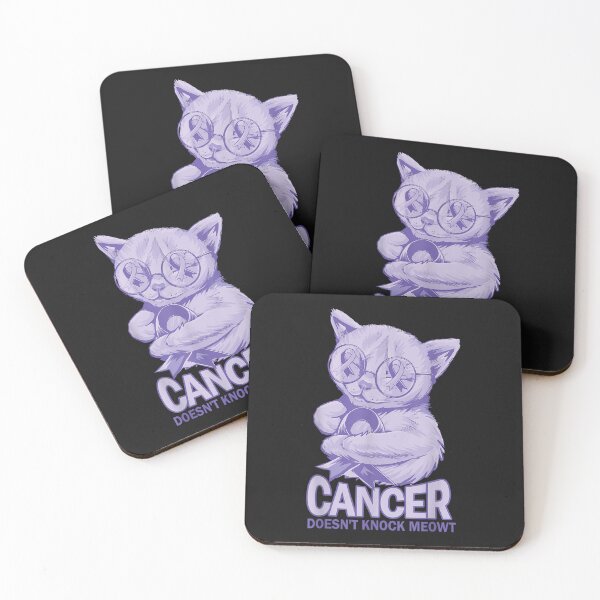 Item preview, Cancer Doesn't Knock Meowt Gastric Cancer T Shirt designed and sold by ParkerGonzales.