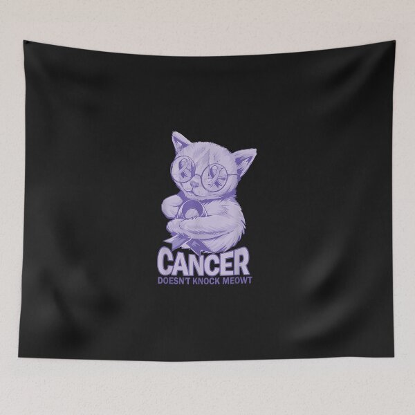Item preview, Cancer Doesn't Knock Meowt Gastric Cancer T Shirt designed and sold by ParkerGonzales.