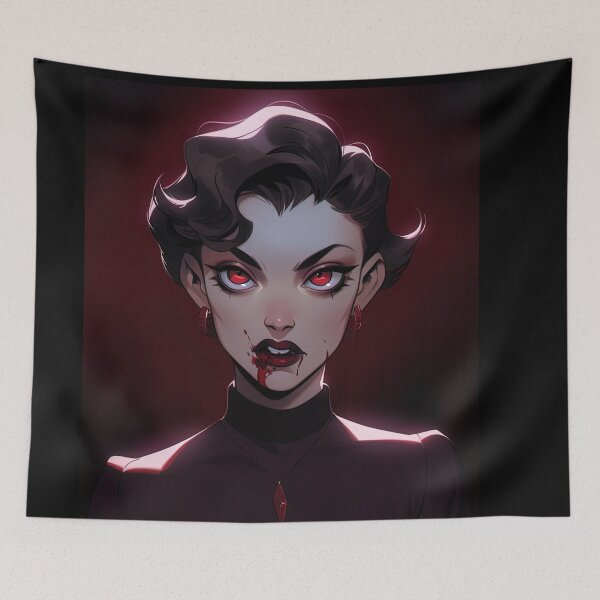 Item preview, Mature Elegant Anime Female Vampire Vixen Character designed and sold by sμ (smew).