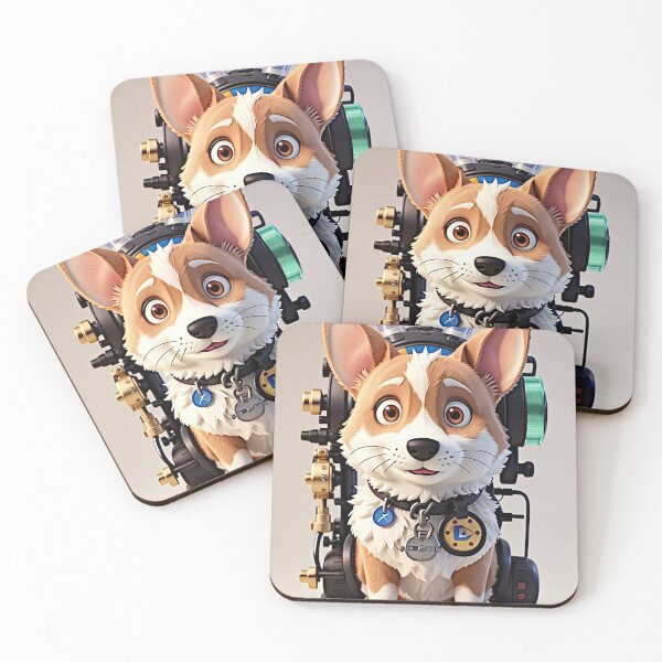Item preview, The artwork features a captivating Cockeye dog portrayed in a vibrant digital cartoon style with intricate 3D vector art illustration. designed and sold by Best-Art-32.
