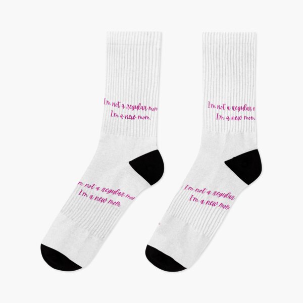 Item preview, I'm Not A Regular Mom. I'm A New Mom. Hot Pink Without Background designed and sold by Megurix.