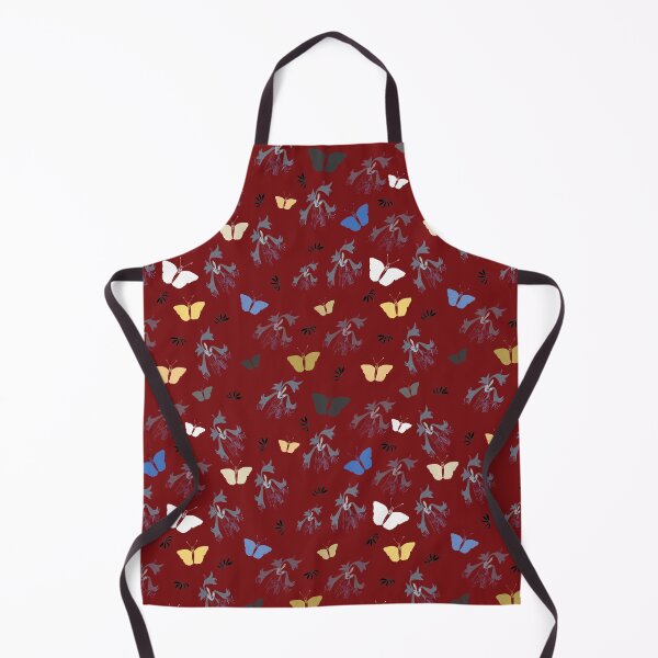 Item preview, Maroon blue butterfly lilies designed and sold by SerahO.