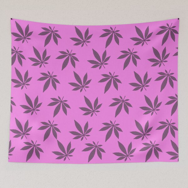 Item preview, marijuana leaves - pink designed and sold by ZiphGames.