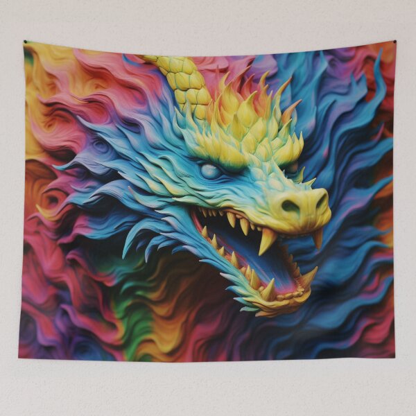 Item preview, Scales and Rainbows: The Draconic Allegory Print 4 Zephyros designed and sold by ScarsAndShadows.