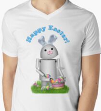 Happy Easter from Robo-x9 Men's V-Neck T-Shirt