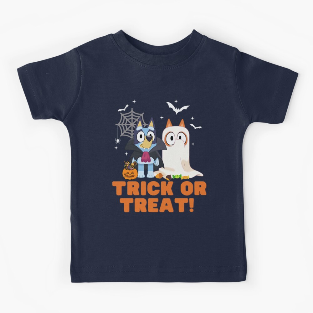 Bluey Trick Or Treat Shirt Bluey Halloween Shirt Trick Or Treat Sweatshirt  Chilli Costume Bluey Trick Or Treat Clipart Shirt Dog Trick Or Treat Shirt  Disney Halloween Shirts For Adults New 