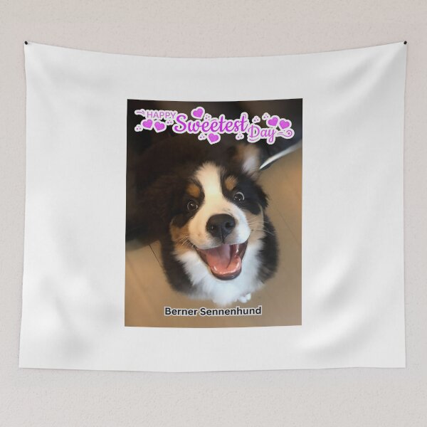 Item preview, Puppy has grown up a bit! Happy Sweetest Day Bernese Mountain Dog designed and sold by Everyday365.