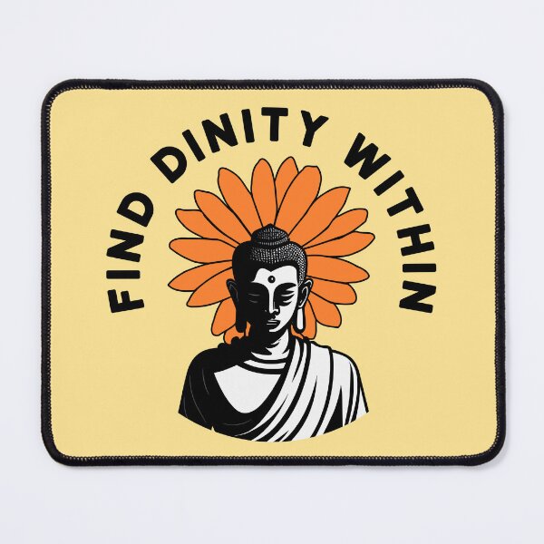 Item preview, Find Divinity Within, Buddha Graphic designed and sold by PrithviApparels.
