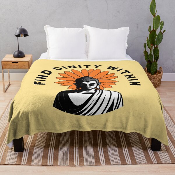 Item preview, Find Divinity Within, Buddha Graphic designed and sold by PrithviApparels.