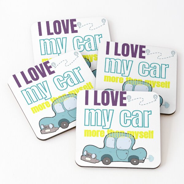 Item preview, I love my car more than myself designed and sold by studio468.