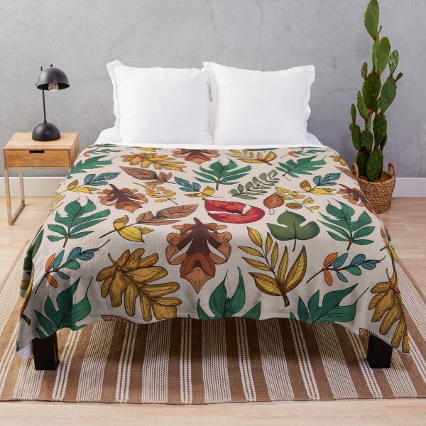 Item preview, seamless pattern autumn leaves designed and sold by deviatepolo.