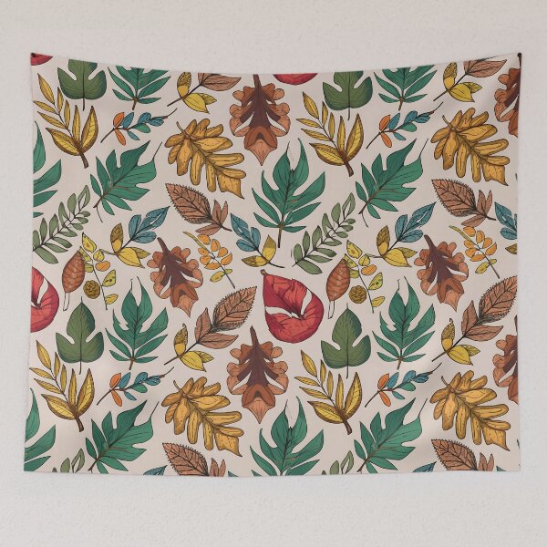 Item preview, seamless pattern autumn leaves designed and sold by deviatepolo.