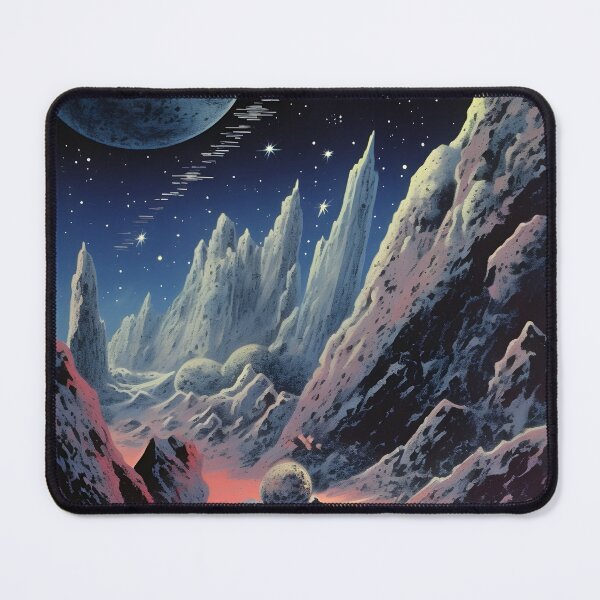 Item preview, Space Landscape of Extraterrestrial Surface, Planets and Shining Stars designed and sold by Je-we.