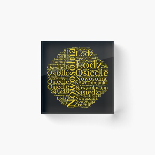 Item preview, Osiedle Nowosolna Łódź Yellow designed and sold by Nowosolnianka.