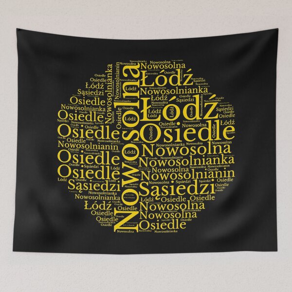 Item preview, Osiedle Nowosolna Łódź Yellow designed and sold by Nowosolnianka.