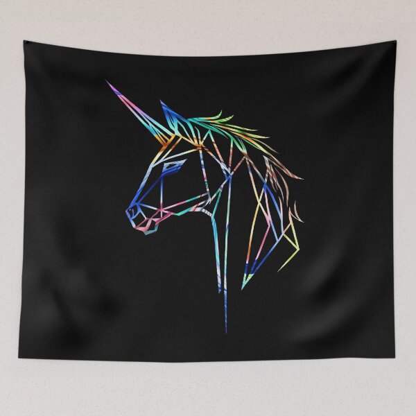Item preview, Rainbow Line Unicorn designed and sold by DiscoGypsyFish.