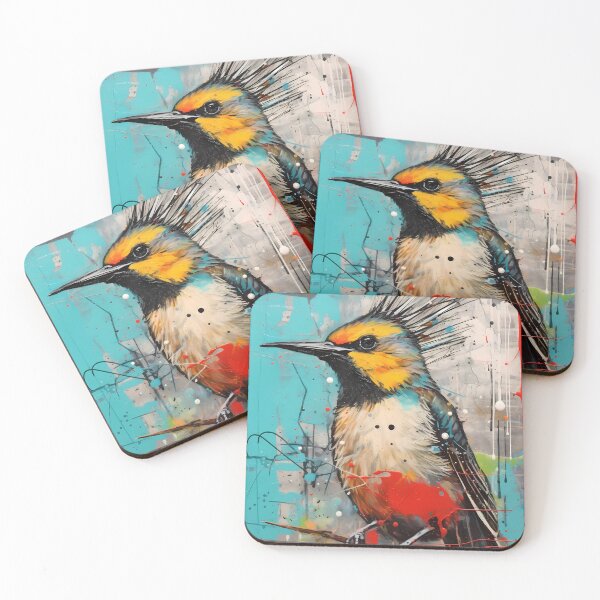 Item preview, Ethereal Avian Elegance: Vibrant Bird Art. designed and sold by GiveMeMood.