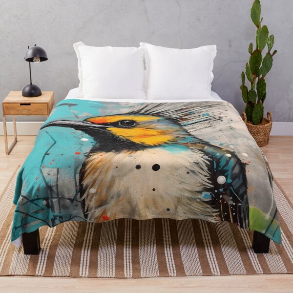 Item preview, Ethereal Avian Elegance: Vibrant Bird Art. designed and sold by GiveMeMood.