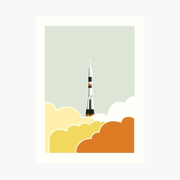 Space: Lift Off Art Print