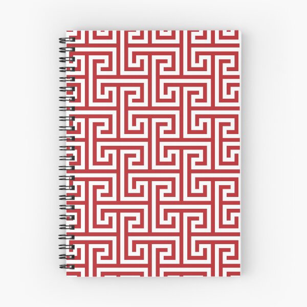 Item preview, Geometric Pattern: Key Bridge Interlock Positive: Red designed and sold by Red Wolf.