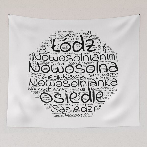 Item preview, Osiedle Nowosolna Łódź Black designed and sold by Nowosolnianka.