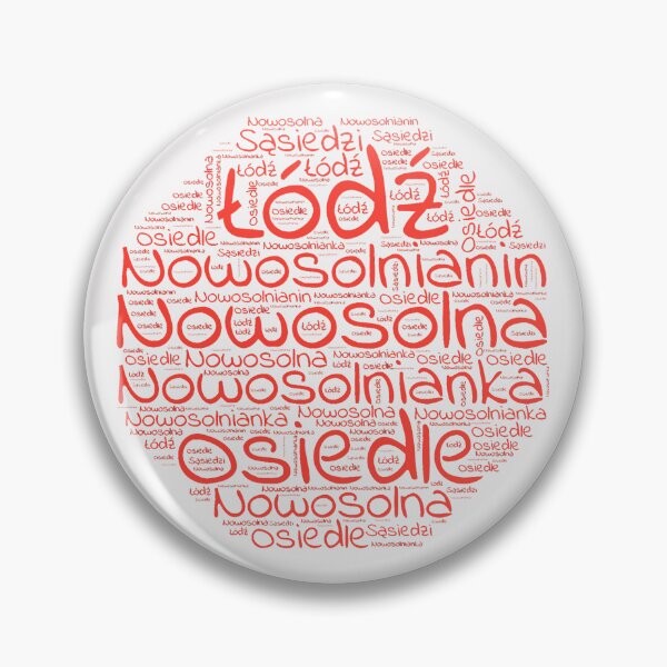 Item preview, Osiedle Nowosolna Łódź Red Octagon designed and sold by Nowosolnianka.