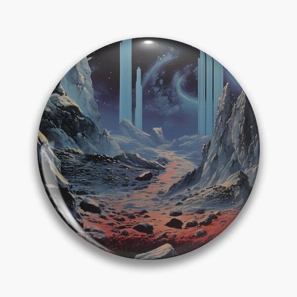 Item preview, Extraterrestrial Landscape of Uncharted Planet Surface, Planets and Shining Stars designed and sold by Je-we.