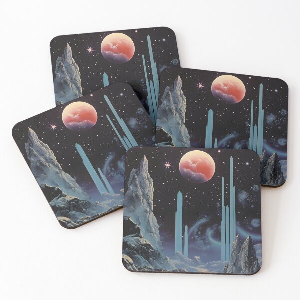 Item preview, Extraterrestrial Landscape of Uncharted Planet Surface, Planets and Shining Stars designed and sold by Je-we.