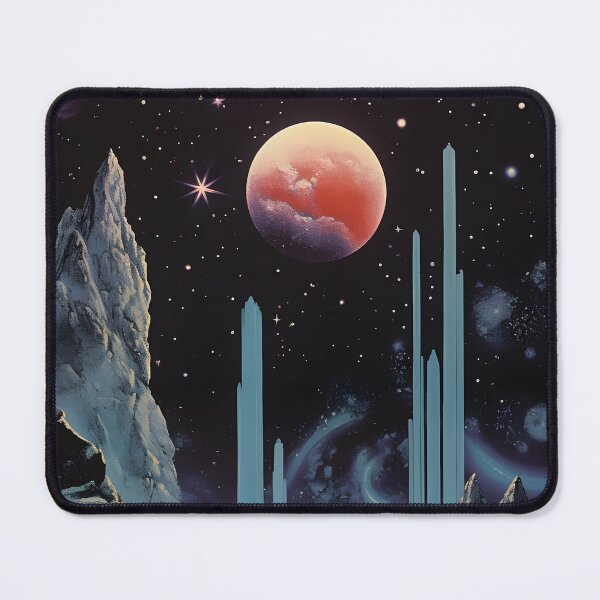 Item preview, Extraterrestrial Landscape of Uncharted Planet Surface, Planets and Shining Stars designed and sold by Je-we.