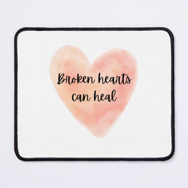 Item preview, Broken Hearts Can Heal - Mental Health and Happiness Quotes designed and sold by ethanzakicab.
