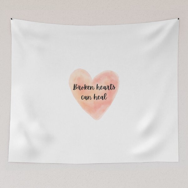 Item preview, Broken Hearts Can Heal - Mental Health and Happiness Quotes designed and sold by ethanzakicab.