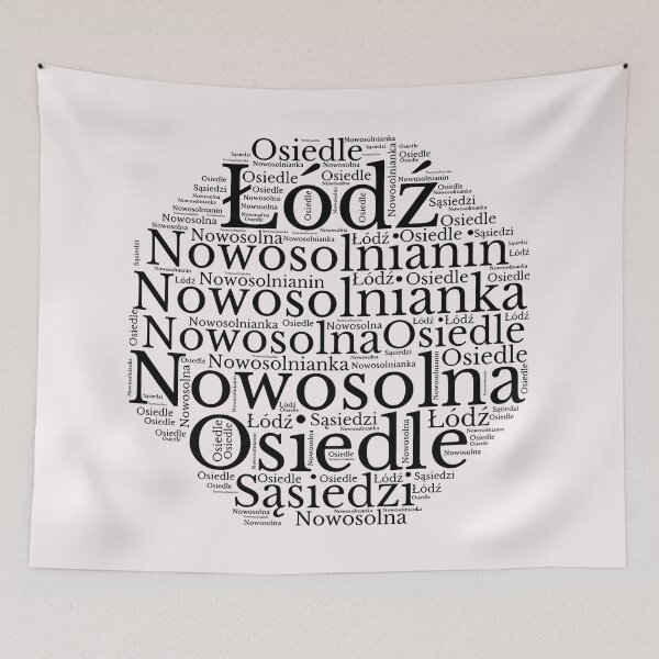 Item preview, Osiedle Nowosolna Łódź Black Octagon 3 designed and sold by Nowosolnianka.