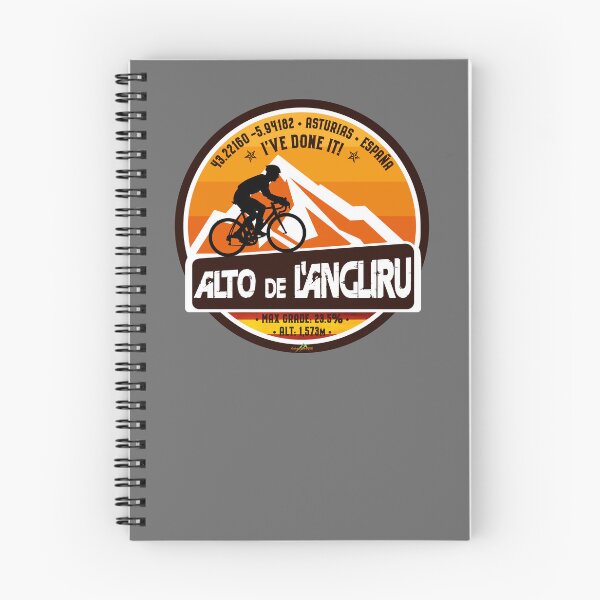 Item preview, Alto de l’Angliru Spain Cycling Sticker T-Shirt I've Done It! 01 designed and sold by OuterShellUK.